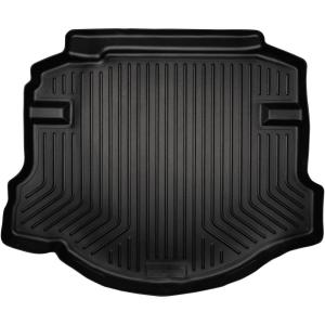imageHusky Liners Weatherbeater Trunk Liner  Fits 20082023 Dodge Challenger  Trunk 1pc Black  40021