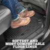 imageHusky Liners Xact Contour Floor Mats  Fits 20082022 Toyota Sequoia  2nd Row 1pc Black  51711