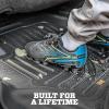 imageHusky Liners Xact Contour Floor Mats  Fits 2018  2024 Buick Enclave amp Chevrolet Traverse 2024 Limited Only w2nd Row Bucket Seats  2nd Row 1pc Black  529513rd Row