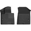 imageHusky Liners Xact Contour Floor Mats  Fits 20082017 Chrysler Town amp Country 20082020 Dodge Grand Caravan  Front Row 2pc Black  55521