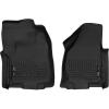 imageHusky Liners Xact Contour Floor Mats  Fits 20122016 Ford F250F350 Standard CAB with Drivers Side Foot Rest amp Manual Transfer Case Shifter  Front Row 2pc Black  52761