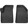 imageHusky Liners Xact Contour Floor Mats  Fits 20152023 Jeep Cherokee  Front Row 2pc Black  55431
