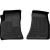 imageHusky Liners Xact Contour Floor Mats  Fits 20162023 Dodge Challenger Rear Wheel Drive only  Front Row 2pc Black  54161