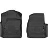 imageHusky Liners Xact Contour Floor Mats  Fits 2017  2026 Ford F250F350 STANDARD CAB  Front Row 2pc Black  52721