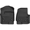 imageHusky Liners Xact Contour Floor Mats  Fits 2017  2026 Ford F250F350F450 SD SuperCrew Crew Cab amp SuperCab EXT Cab  Front Row 2pc Black  52731