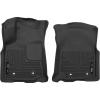 imageHusky Liners Xact Contour Floor Mats  Fits 20182023 Toyota Tacoma Double amp Access CAB ONLY wAuto Trans  Front Row 2pc Black  53751