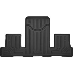 imageHusky Liners Xact Contour Floor Mats  Fits 20082017 Buick Enclave 20092017 Chevrolet Traverse 20072017 GMC Acadia 2017 Limited Only 20072010 Saturn Outlook  Front Row 2pc Black  531413rd Row