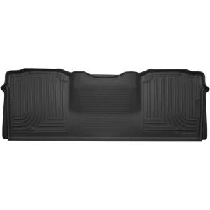imageHusky Liners Xact Contour Floor Mats  Fits 20102018 Dodge Ram 25003500 Mega Cab  2nd Row 1pc Black  53681