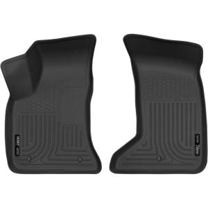 imageHusky Liners Xact Contour Floor Mats  Fits 20112023 Chrysler 300 AWD amp Dodge Charger AWD  Front Row 2pc Black  55391