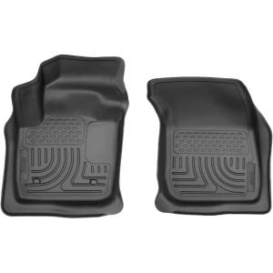 imageHusky Liners Xact Contour Floor Mats  Fits 20132016 Ford Fusion amp Lincoln MKZ  Front Row 2pc Black  55571