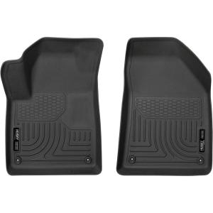 imageHusky Liners Xact Contour Floor Mats  Fits 20152023 Jeep Cherokee  Front Row 2pc Black  55431