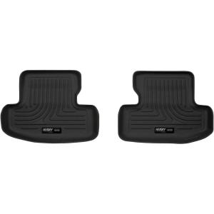 imageHusky Liners Xact Contour Floor Mats  Fits 20152024 Ford Mustang  2nd Row 1pc Black  55481