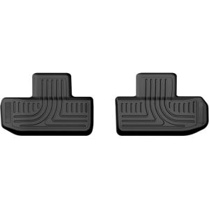 imageHusky Liners Xact Contour Floor Mats  Fits 20162023 Dodge Challenger  2nd Row 2pc Black  54611