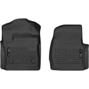 imageHusky Liners Xact Contour Floor Mats  Fits 2017  2026 Ford F250F350 STANDARD CAB  Front Row 2pc Black  52721