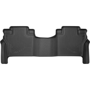 imageHusky Liners Xact Contour Floor Mats  Fits 20172024 Nissan Titan Crew Cab Pickup 20162024 Nissan Titan XD Crew Cab Pickup  2nd Row 1pc Black  55461
