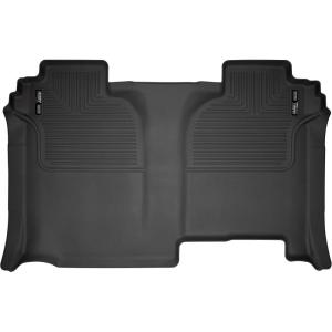 imageHusky Liners Xact Contour Floor Mats  Fits 2019  2025 Chevrolet Silverado amp GMC Sierra 1500 Crew Cab 2020  2025 Chevrolet Silverado amp GMC Sierra 25003500 Crew Cab  2nd Row 1pc Black  52051