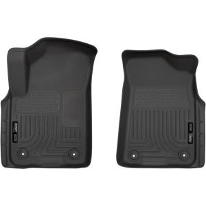 imageHusky Liners Xact Contour Floor Mats  Fits 20192024 Infiniti QX80 20192024 Nissan Armada  Front Row 2pc Black  55671