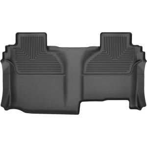 imageHusky Liners Xact Contour Floor Mats  Fits 20192024 Ram 2500 3500 Mega Cab Full Coverage  2nd Row 1pc Black  53611
