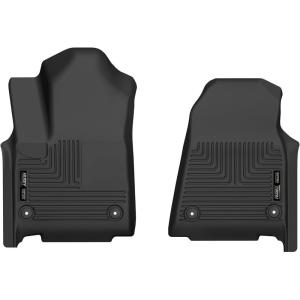 imageHusky Liners Xact Contour Floor Mats  Fits 20222025 Jeep Wagoneer amp Jeep Grand Wagoneer  Front Row 2pc Black  51381