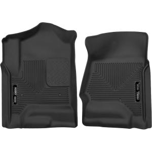 imageHusky Liners Xact Contour Floor Mats  Fits 20222026 Toyota Tundra CREWMAX amp Double CAB ONLY amp 20242026 Toyota Sequoia  Front Row 2pc Black  53781