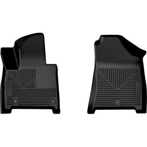imageHusky Liners Xact Contour Floor Mats  Fits 2024  2026 Hyundai Santa Fe  Front Row 2pc Black  54411