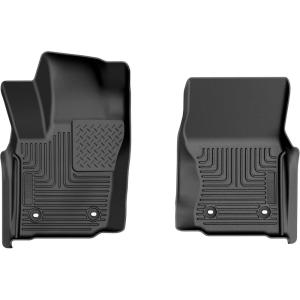 imageHusky Liners Xact Contour Floor Mats  Fits 20242026 Toyota Tacoma Double CAB ONLY Excludes Hybrid  2nd Row 1pc Black  54591Front Row  Automatic