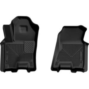 imageHusky Liners Xact Contour Floor Mats  Fits 20252026 Dodge Ram 1500 Crew CAB ONLY amp Quad CAB ONLY  Front Row 2pc Black  54521