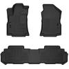 imageHusky Liners Weatherbeater Floor Mats  Fits 20192026 Subaru Ascent  Front amp 2nd Row 3pc Black  95871Black