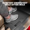 imageHusky Liners Weatherbeater Floor Mats  Fits 20242026 Toyota Tacoma Crew CAB ONLY amp Double CAB ONLY  Front amp 2nd Row 3pc Black  94271