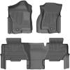 imageHusky Liners Weatherbeater Floor Mats  Fits 20032006 Cadillac Escalade ESV 20002006 Chevrolet Suburban amp GMC Yukon XL 1500 amp 2500  Front amp 2nd Row 3pc Black  93581