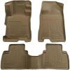 imageHusky Liners Weatherbeater Floor Mats  Fits 20042009 Toyota Prius  Front amp 2nd Row 3pc Tan  98523