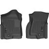 imageHusky Liners Weatherbeater Floor Mats  Fits 2007 Chevrolet Silverado amp GMC Sierra 1500 2500 3500 Classic Body Only Crew amp EXT CAB Additional Fitments Below  Front Row 2pc Black  13241
