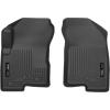 imageHusky Liners Weatherbeater Floor Mats  Fits 20072012 Dodge Caliber 20072017 Jeep Compass Jeep Patriot  Front Row 2pc Black  13001