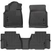 imageHusky Liners Weatherbeater Floor Mats  Fits 20082011 Toyota Sequoia  Front amp 2nd Row 3pc Black  95131