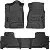 imageHusky Liners Weatherbeater Floor Mats  Fits 20152020 Chevrolet Suburban amp GMC Yukon XL  Front amp 2nd Row 3pc Black  99211