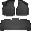 imageHusky Liners Weatherbeater Floor Mats  Fits 20172025 Chrysler Pacifica 1720 Touring L Plus 2025 Select 20202026 Chrysler Voyager  Front amp 2nd Row 3pc Black  93771