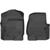 imageHusky Liners Weatherbeater Floor Mats  Fits 20172026 Ford F250F350F450 SuperCrew Crew Cab amp SuperCab EXT Cab wFactory Carpet  Front Row 2pc Black  13301