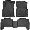 imageHusky Liners Weatherbeater Floor Mats  Fits 20182023 Toyota Tacoma Automatic Transmission amp Double CAB ONLY  Front amp 2nd Row 3pc Black  93941