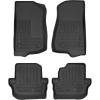 imageHusky Liners Weatherbeater Floor Mats  Fits 20182026 Jeep WranglerJL 2Door  Front amp 2nd Row 3pc Black  93991