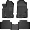 imageHusky Liners Weatherbeater Floor Mats  Fits 20192023 Ford Ranger SUPERCAB ONLY  Front amp 2nd Row 3pc Black  93801