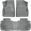 imageHusky Liners Weatherbeater Floor Mats  Fits 20192026 Chevrolet Blazer 20172025 Cadillac XT5 1723 GMC Acadia  Front amp 2nd Row 3pc Grey  99142Grey