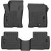 imageHusky Liners Weatherbeater Floor Mats  Fits 20202023 Ford Escape  Front amp 2nd Row 3pc Black  95721