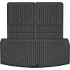 imageHusky Liners Weatherbeater Floor Mats  Fits 20202026 Lincoln Aviator  Front amp 2nd Row 3pc Black  99331Cargo Liner