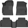imageHusky Liners Weatherbeater Floor Mats  Fits 20212026 Hyundai Elantra  Front amp 2nd Row 3pc Black  95861
