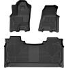 imageHusky Liners Weatherbeater Floor Mats  Fits 20252026 Dodge Ram 1500 Crew CAB ONLY  Front amp 2nd Row 3pc Black  94491