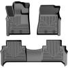 imageHusky Liners Weatherbeater Floor Mats  Fits 20252026 Infiniti QX80 20252026 Nissan Armada  Front amp 2nd Row 1pc Black  96751