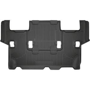 imageHusky Liners Weatherbeater Floor Mats  Fits 20072017 Ford Expedition Lincoln Navigator  3rd Row 1pc Black  14371Regular