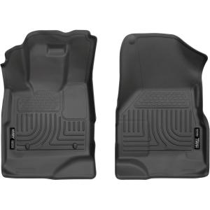 imageHusky Liners Weatherbeater Floor Mats  Fits 20102017 Chevrolet Equinox 20102017 GMC Terrain  Front Row 2pc Black  13361