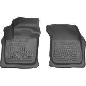 imageHusky Liners Weatherbeater Floor Mats  Fits 20132016 Ford Fusion 20132016 Lincoln MKX  Front Row 2pc Black  13831