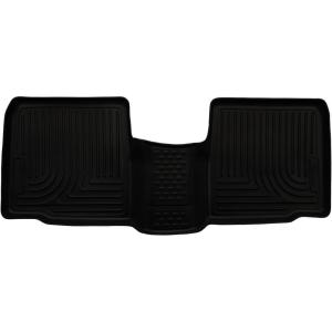 imageHusky Liners Weatherbeater Floor Mats  Fits 20152019 Ford Explorer  2nd Row 1pc Black  14761Black